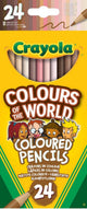 Crayola – Farben der Welt – Buntstifte – 24 Farben – für Kinder