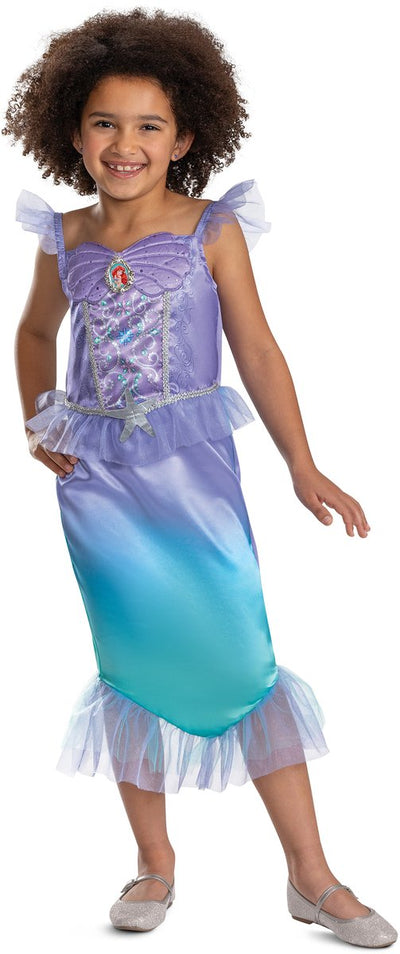 Verkleidung Disney Prinzessin Ariele klassisches Kinderkostüm M (7-8 Jahre)