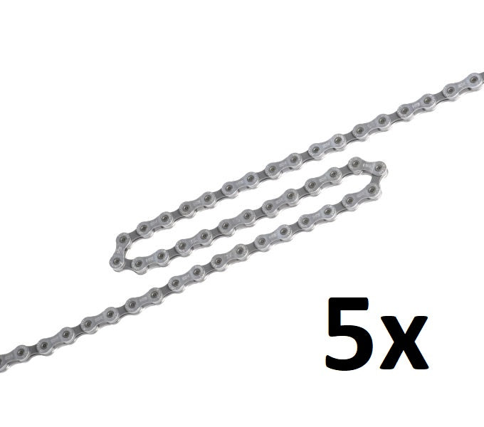 Shimano Halskette 9 Geschwindigkeit HG53 Deore LX Tiagra 126 Links (5 Teile in der Workshop -Verpackung)