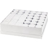 Creativ Firmenboxen, H: 7+9 cm, Maße 4,5+6 cm, weiß, 36er Set 1 Box
