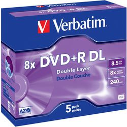DVD+R Jewel Case 8,5GB wörtlich 8x 5 Stück