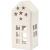 Creativ Company Teelichthalter, H: 16 cm, Maße 7x7 cm, weiß, 8 Stück 1 Box
