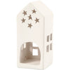 Creativ Company Teelichthalter, H: 16 cm, Maße 7x7 cm, weiß, 8 Stück 1 Box