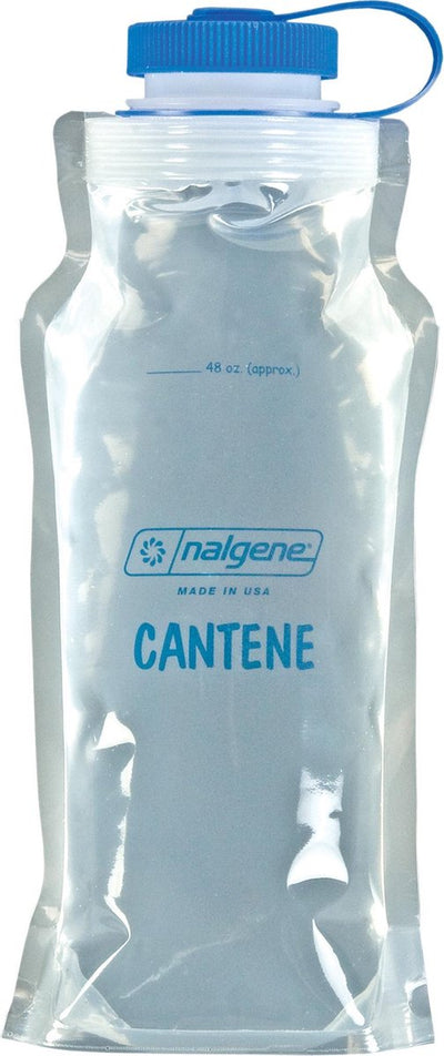 Nalgene – Kantine mehrschichtig – Weithalsflasche – Trinkflasche – Wasserflasche – auslaufsicher – leicht – 1500 ml – grauer Kunststoff