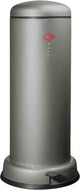 Wesco großer Baseboy-Abfallbehälter mit Soft-Close | 30 Liter | Metall - Graphit | Treteimer