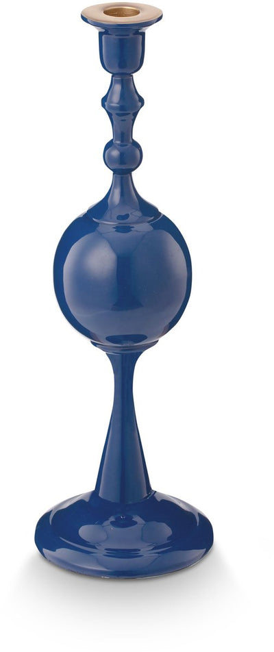 Pip Studio Kerzenhalter Kugel – Kerzenhalter aus Metall – Marineblau – 37 cm