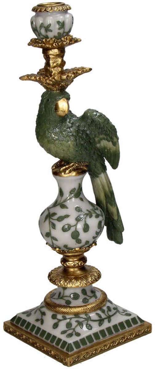 HD Collection Kerzenhalter Vogel Polyresin 13x13x39cm