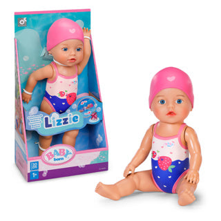Baby Born Schwimmpuppe Lizzie 30 cm Badespielzeug für Kinder.