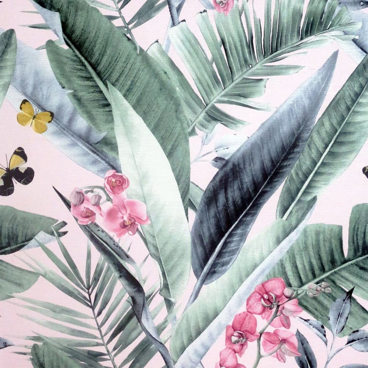 Niederländische Wandverkleidung Niederländische Wandverkauftapeten üppig tropisches Rosa und Blau