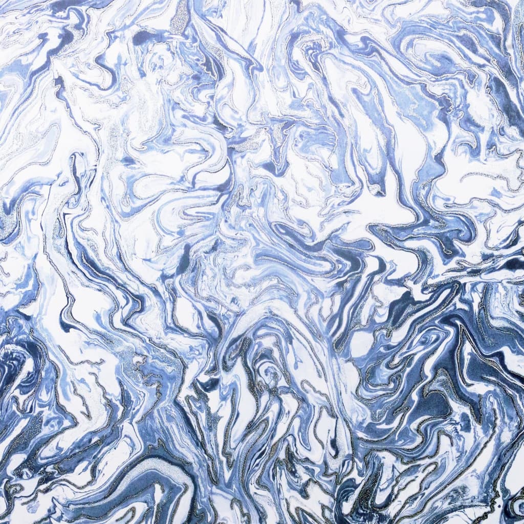 Niederländische Wandverkleidung Niederländische Wandverkauftapete Flüssige Marmor Blauw