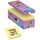 Selbstklebende Notizzettel Post-it 16 x 90 Blatt 76 x 76 mm blanko kanariengelb
