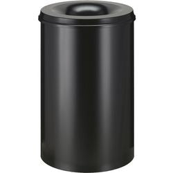 Flammenlöschender Abfallbehälter Vepa bins VB111000 110L schwarz
