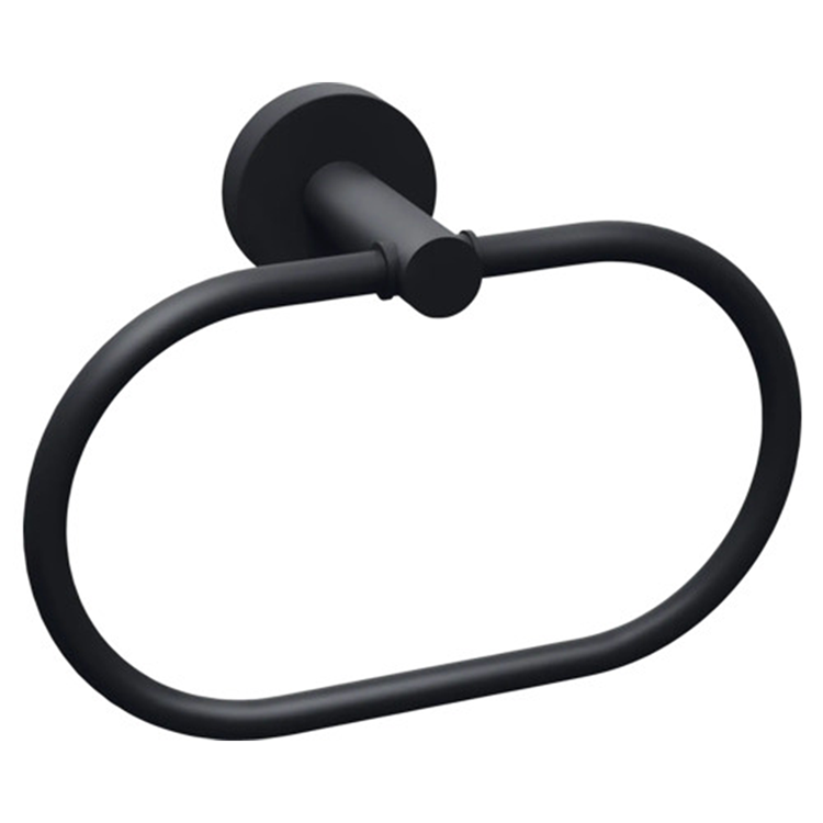 Tesa 1073529 - Moon Black Handtuchring schwarz | 1 Stk