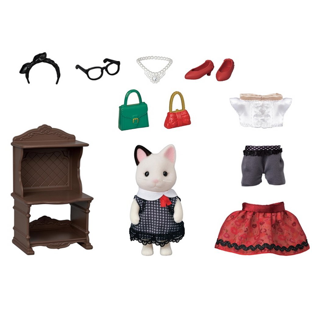 Sylvanian Sylvanian Familien 5462 Modeset Set Tuxedo Kat kat