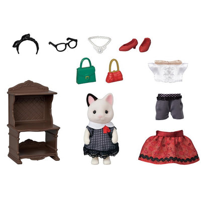 Sylvanian Sylvanian Familien 5462 Modeset Set Tuxedo Kat kat