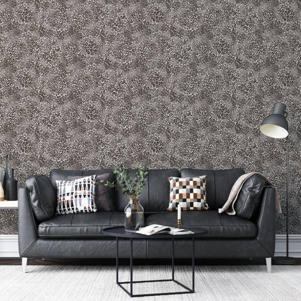Noordwand noordwand wallpaper Leopardendruck schwarz