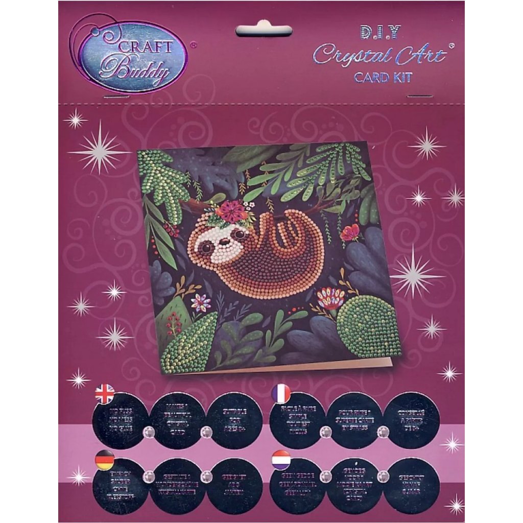 Bastel Buddy Craft Buddy Crystal Art Card Luizaard 18x18 cm