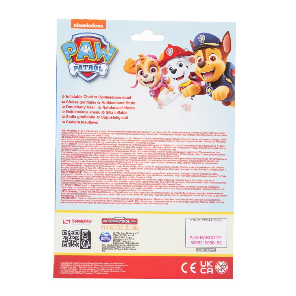 Paw Patrol Chair aufblasbar