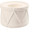 Creativ Company Kerzenständer, H: 6,6 cm, T 9,3 cm, Lochgröße 2,2 + 4 cm, weiß, 2 Stück 1 Box