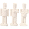 Creativ Company Nussknacker, H: 14 cm, weiß, 3 Stück 1 Box