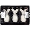 Creativ Company Hase, H: 6,7 cm, T 3,6 cm, weiß, 3 Stück 1 Box