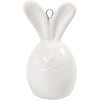 Creativ Company Hase, H: 6,7 cm, T 3,6 cm, weiß, 3 Stück 1 Box