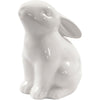 Creativ Company Hase, H: 9 cm, T 5,5 cm, weiß, 12 Stück 1 Box