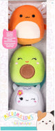 Jazwares Micromallows – 3er-Pack Plüsch-Squishmallows (Mireya, Roah, Nico), 6 cm