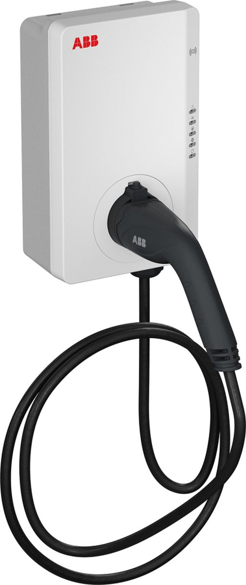 Busch-Jaeger Abb Terra Wallbox | 11 kW | 5 Meter Kabel | RFID-Kartenleser | App