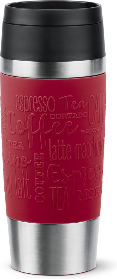 Tefal Reisebecher Classic – Thermosflasche – 0,36 l – rot – kompakt – auslaufsicher – für Kaffee geeignet