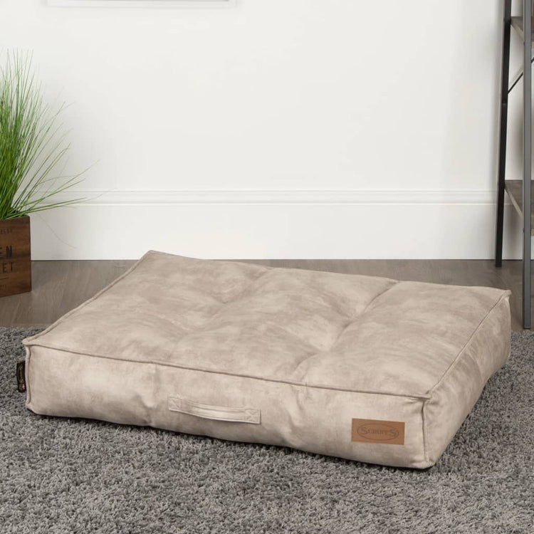 Scruffs Tramps Scuffs Tramps Hundekissen Kensington Größe M 80x60 cm Crème farbig
