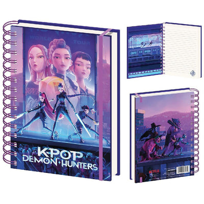 Andere Marken K-Pop Demon Hunters Notizbücher A5 Spirale