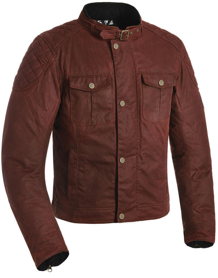 Oxford Jacke Holwell 1.0 Wachs Baumwolle rot 5xl