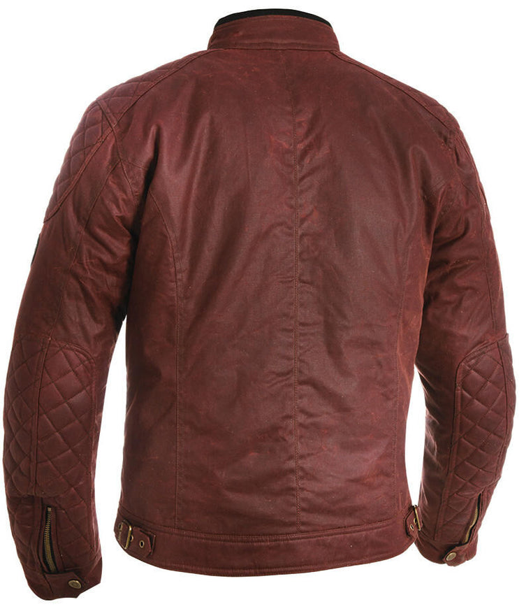 Oxford-Jacke Holwell 1.0 Jacke Holwell 1.0 Wachsbaumwolle rot XL