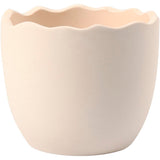 Creativ Company Blumentopf, H: 6,3 cm, T 7,5 cm, weiß, 24 Stück 1 Box - afbeelding 1