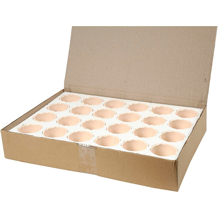 Creativ Company Blumentopf, H: 6,3 cm, T 7,5 cm, weiß, 24 Stück 1 Box