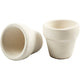 Creativ Company Blumentopf, H: 4,6 cm, T 5,2 cm, weiß, 6 Stück 1 Box