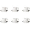 Mammoet Budgetline Tasse und Untertasse breit 6 Stück