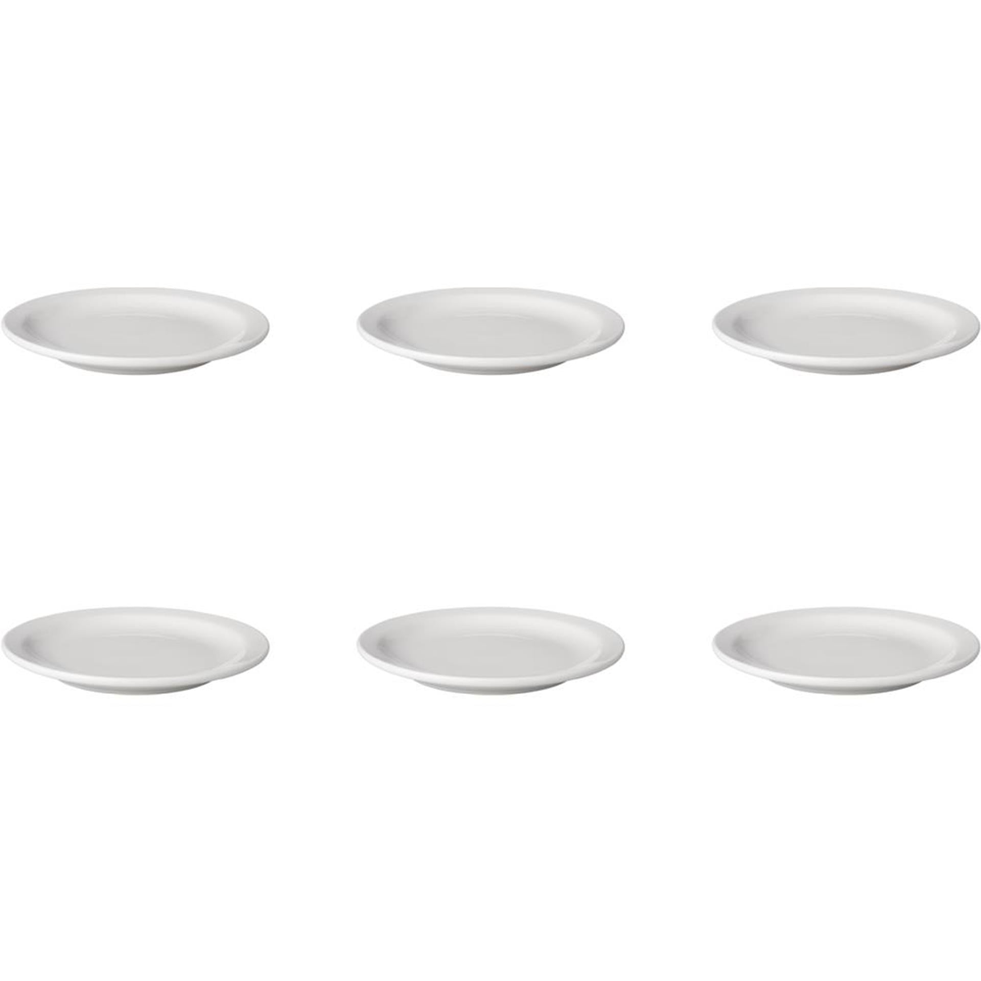 Mammoet Budgetline flacher Teller 16 cm Gebäck 6 Stück