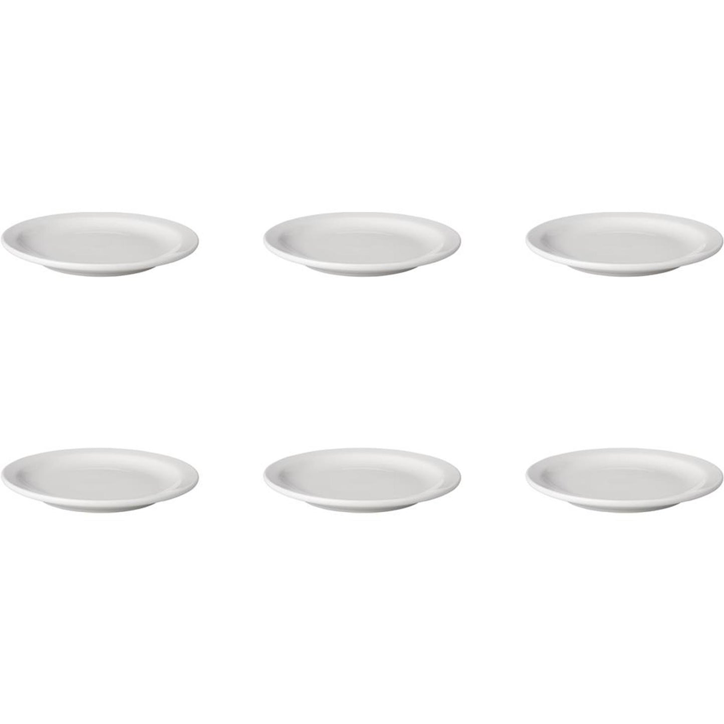 Mammoet Budgetline flacher Teller 16 cm Gebäck 6 Stück