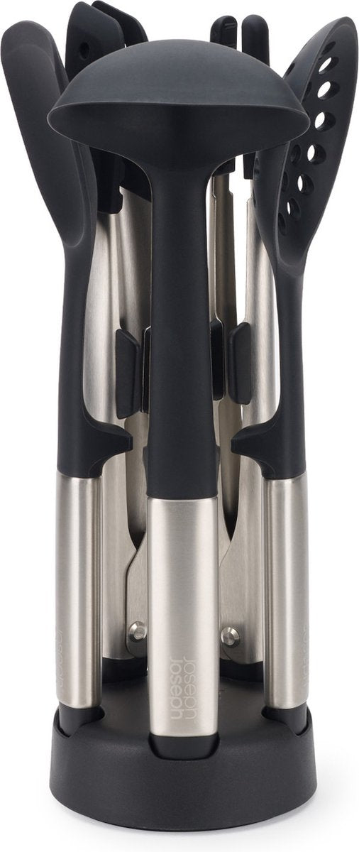 Joseph Joseph - Elevate Fusion Küchenhelfer mit Halter 6-teilig - Kunststoff - Silber