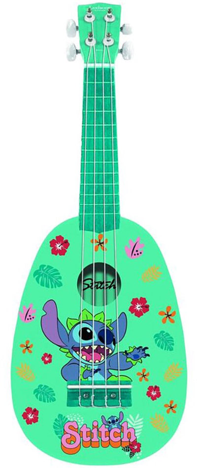 Lexibook Stitch-Ukulele aus Holz mit Nylonsaiten – 21'' 53 cm