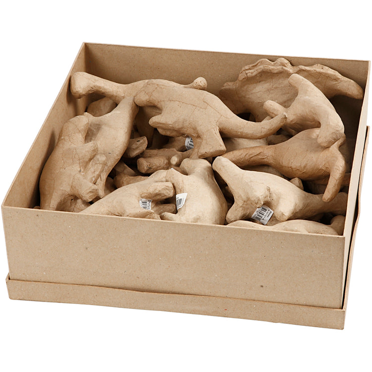 Creativ Company Dinosaurier, H: 9-12,5 cm, B: 4,5 + 5,5 cm, 21 Stück 1 Box
