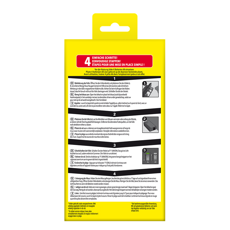 Pro-tect 1076861 – Mäusefalle elektronisch 1st Protect Home | 1 Stk