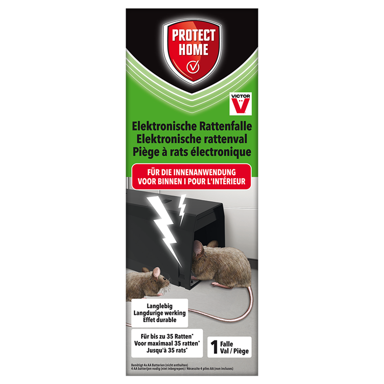Pro-tect 1076862 – Rattenfalle elektronisch 1st Protect Home | 1 Stk