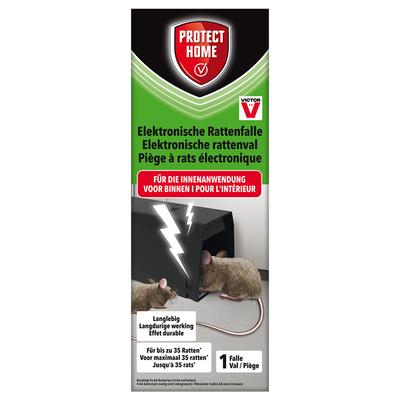 Pro-tect 1076862 – Rattenfalle elektronisch 1st Protect Home | 1 Stk