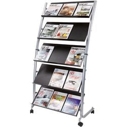 Prospekthalter Alba 82x51x166cm Rollen