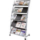 Prospekthalter Alba 82x51x166cm Rollen