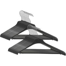 Kleiderbügel pmbasicpl alba Kunststoff 45x23cm schwarz 20 Stück