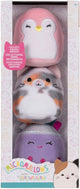 Jazwares Micromallows – 3er-Pack Plüsch-Squishmallows (Piper, Niamh, Tahoe), 6 cm